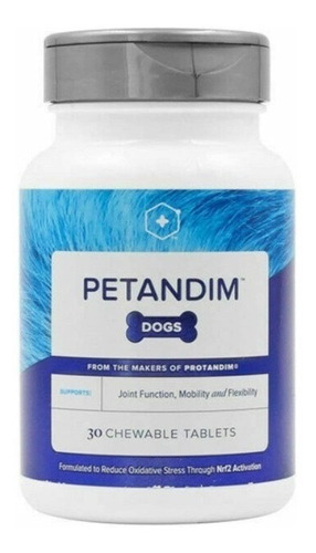 Petandim Suplemento Perros Con Colágeno Omega 3 30 Tabletas