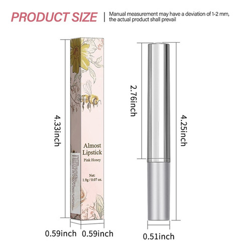 Lápiz Labial Transparente Hidratante De Color X Na 8001