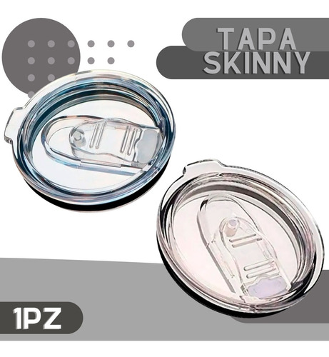 Tapa Con Seguro Deslizable Para Vasos Acero De 20 Oz Skinny