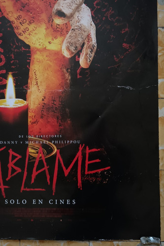 Póster Original Cine Háblame (Usado)