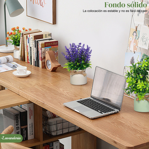 Plantas Artificiales Decorativas Macetas,flores Artificiales