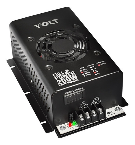 Fonte Nobreak Full Power 200w -48v/4a (negativa) Volt