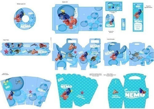 Kit Imprimible Para Tu Fiesta De Buscando A Nemo