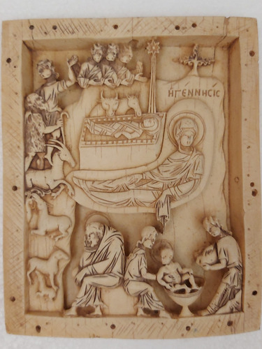 Antiguo Souvenir Relieve Natividad, Nacimiento Año 1982