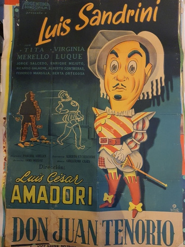 1 Afiche De Cine Antiguo-don Juan Tenorio-sandrini-396