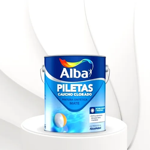 Pintura Para Piletas Fibra X 4 Litros + Diluyente X 1 Litro