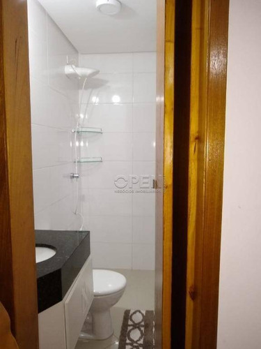 Apartamento Com 2 Dormitórios À Venda, 54 M² Por R$ 365.000,00 - Campestre - Santo André/sp - Ap8562