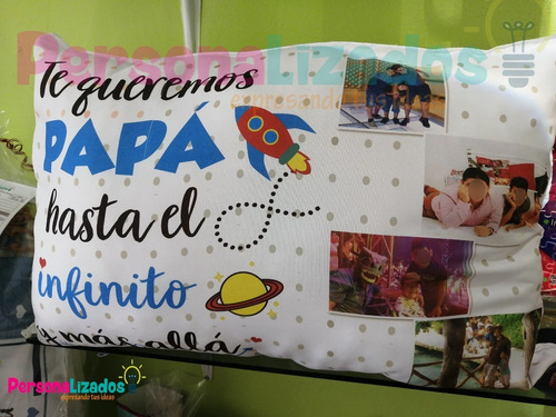 Almohada Personalizada Medida 40 X 60 Cm, A Color Una Cara