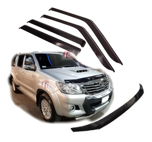 Deflector Toyota Hilux 2012 15 Completo Oriyinall Vent Capot