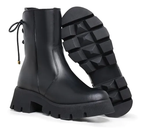 Bota tratorada cano curto mercado best sale livre