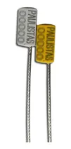 Comprar Sello De Seguridad De Cable De Acero 100 Piezas Foliado 40cm
