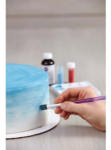 Imagen 6 de 6 de Wilton Cake Decorating Tools, Juego De Pinceles De 5 Piez...