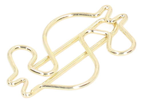 100 Clips Dorados Para Papel, Duraderos, Resistentes A La Co