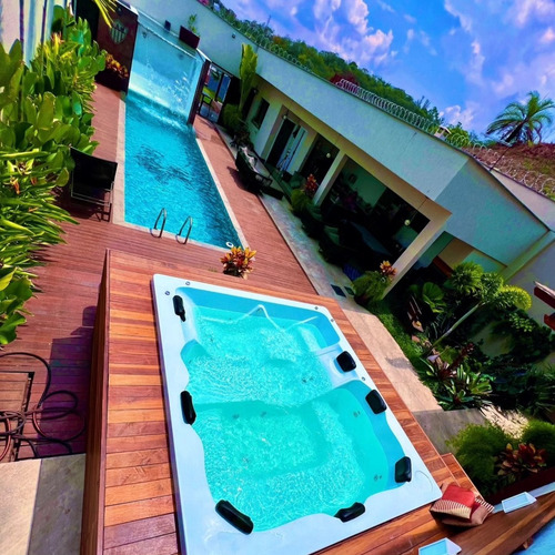 Spa 7 Lugares Completo Com Aquecedor, Cromoterapia E Ozônio