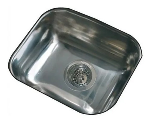 Pileta Bacha De Cocina Simple Johnson E37/18 Acero Inox P