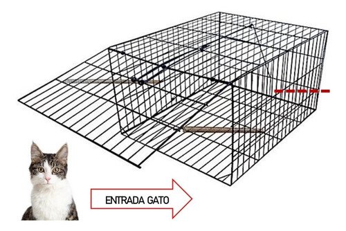 Trampa Tipo Jaula Para Gatos 