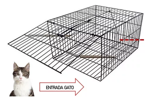 Trampa Tipo Jaula Para Gatos