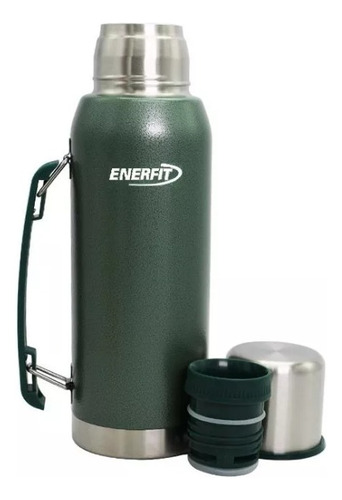 Termo Enerfit 1 Litro Acero Inoxidable Pico Cebador Mate