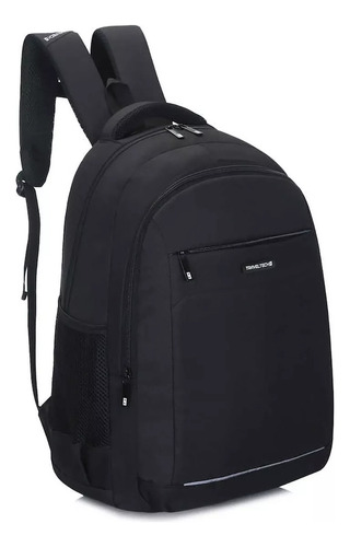 Mochila Porta Notebook Ejecutiva Reforzada Elegante Premium Color Negro | Modelo 15857 | Travel Tech