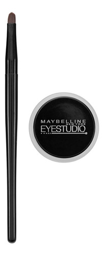 Delineador De Ojos Lasting Drama Gel Liner Negro Maybelline Efecto Aplicación Gel