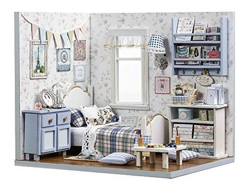 Kit De Muebles De Madera Para Casa De Muñecas En Miniatura,
