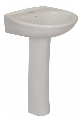 Pileta Baño Lavatorio Grande C/pedestal Blanco Fiori-rlv0212