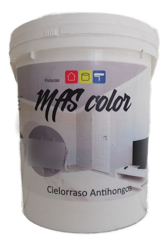 Pintura Para Cielos Rasos Y Paredes Antihongo 20 Lts