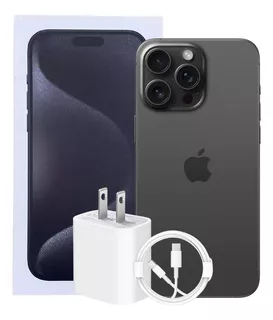Apple iPhone 15 Pro Max (256 Gb) - Esim Negro Con Caja Original