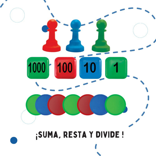 Juego Didáctico Matemáticas Con Estuche Plástico Niños