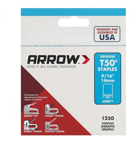 Grampas Grapas Origen Usa 14 Mm 1250u T-50 Arrow 50924