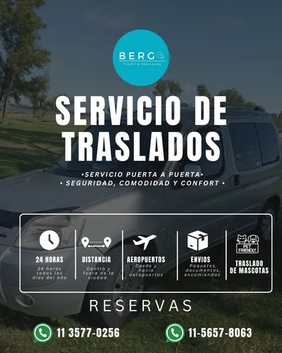 Traslado - Viajes - Remis - Petfriendly