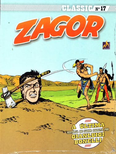 Zagor Classic N° 17 - O Massacre Dos Môrmons - 100 Páginas - Em Português - Editora Mythos - Formato 16 X 21 - Capa Mole - 2023 - Bonellihq Cx57 D23