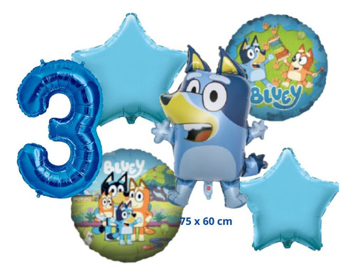 Bolsa Cotillon Sorpresa Fiesta Bluey 10 Pz 