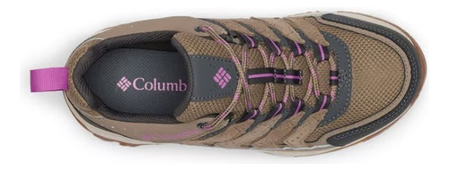 Zapatilla Columbia Strata Trail Low Wp Mujer Wet Sand Berry