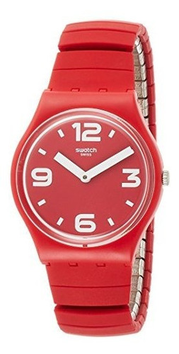 Reloj Swatch Chili Rojo Moda Suizo