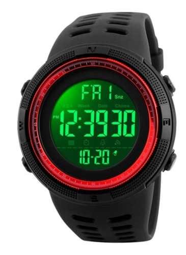 Reloj Deportivo Digital Skmei 1251 Rojo Y Regalo