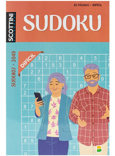 Scottini Sudoku (32p) N.2049 (difícil)