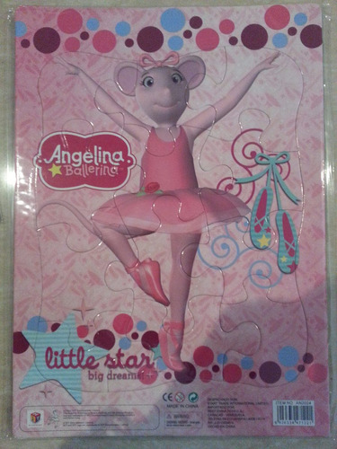 Rompecabezas De Angelina Ballerina Y De Cars (12 Piezas)