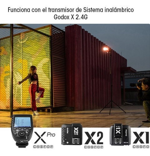 Imagen 9 de 10 de Flash Speedlight V1 Godox Cabeza Redonda Para Nikon