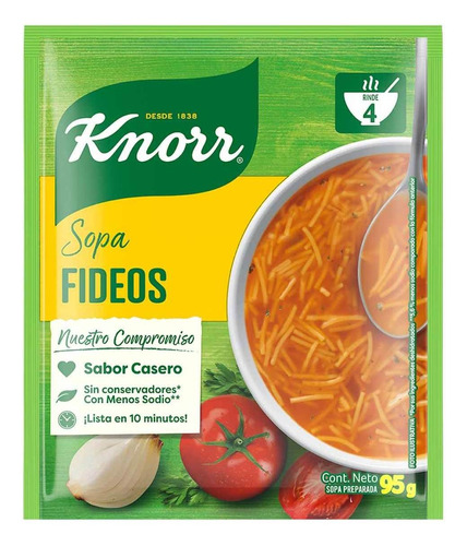 Sopa Knorr Fideo 95g