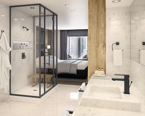 Sls-3612-mb-1.0 Duro Grifo De Baño De Un Solo Orificio Con M