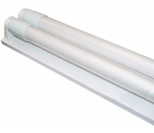 Pack X 20 Liston Doble Con Tubo Led 36w T8 120cm