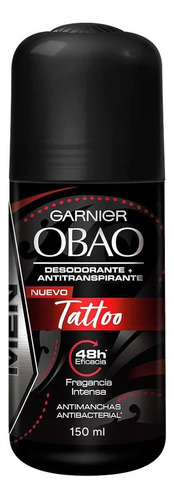 Antitranspirante En Roll On Garnier Obao Men Tattoo 150ml