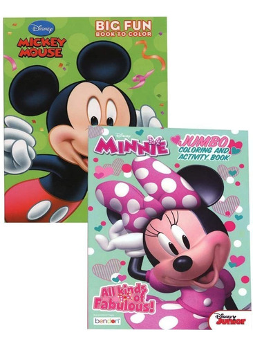 Mickey Y Minnie Herramienta Para Colorear Jumbo Y La Ac...