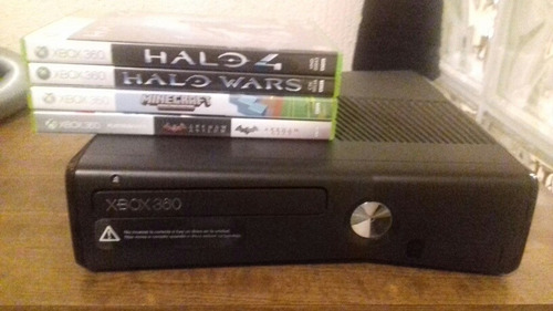 Xbox 360 + 4 Jogos Originais E Acessorios