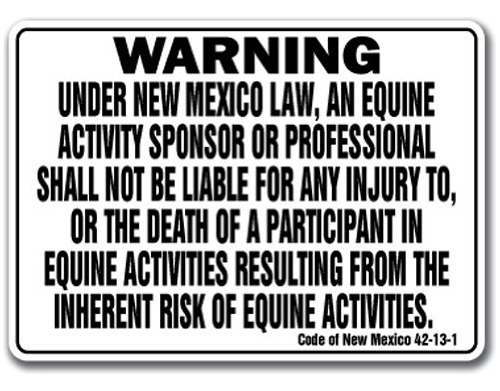 Señal Advertencia Aluminio Alabama Equine 11.8 X 17.7 In New