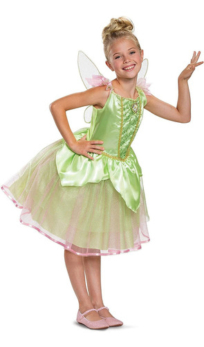 Disguise The Peter Pan - Disfraz De Campana Para Niñas, Tall