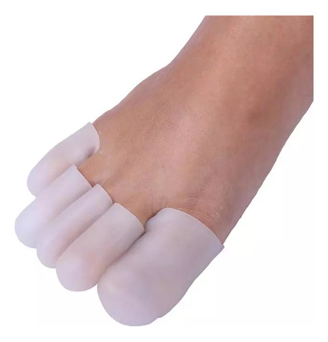 Kit De Protetor Dedos Dos Pés - Dedeira Silicone 10pcs