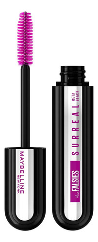 Máscara Para Cílios Maybelline The Falsies Surreal The Salsies Surreal 15g Cor 165 Meta Black