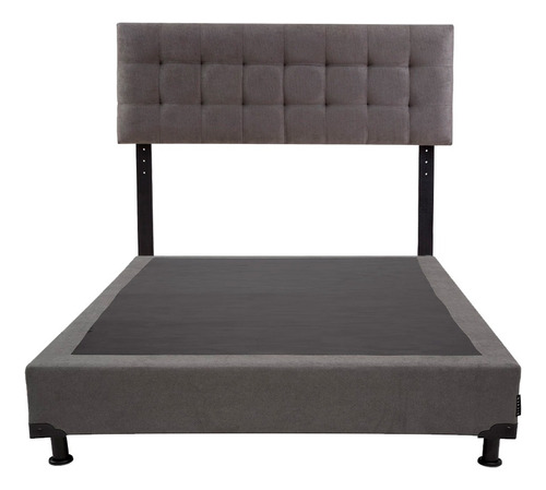 Cabecera + Box Matrimonial Dicasa Catania Color Gris